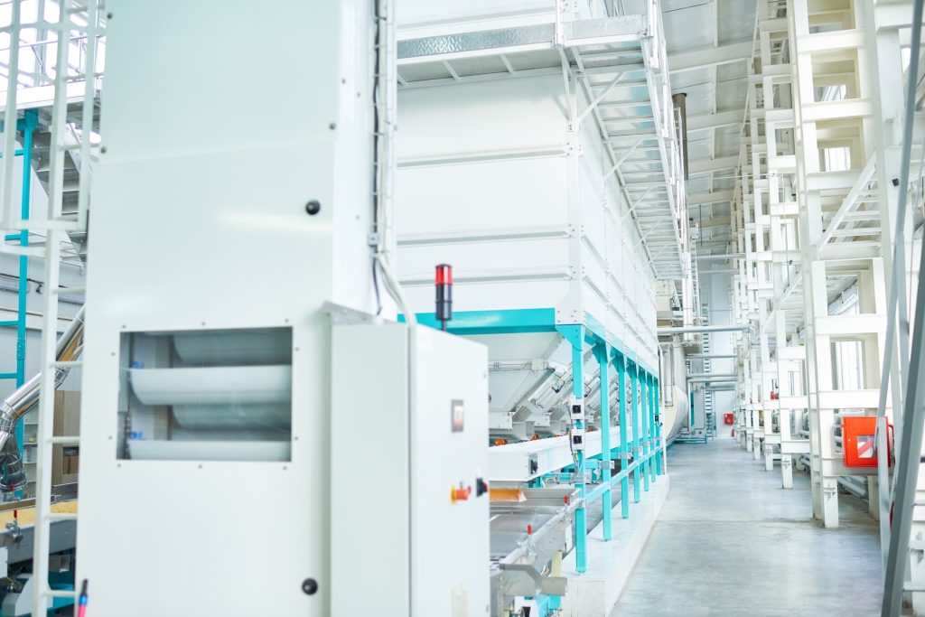 Clean Modern Hall of Factory